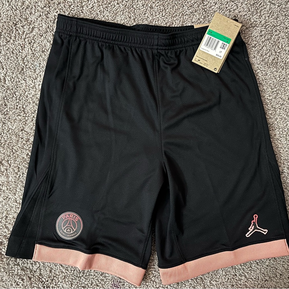 Paris Saint-Germain Jordan Youth Size XL 2024/25 Third Stadium Shorts - Black